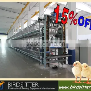 Birdsitter ISO9001 Qualified Aluminum-Zinc Alloy Poultry Farm Chicken Cage Quality Choice thumbnail-1