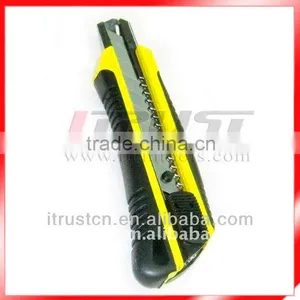 3Blades 18mm Auto Lock Cutter Knife,Uitility Knife thumbnail-1