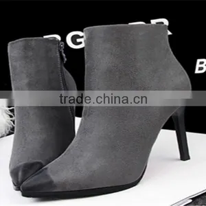 Ankle Boots Woman Boot Rubber Boots Shenzhen Factory High Heels Women Rubber Rain Boots thumbnail-2