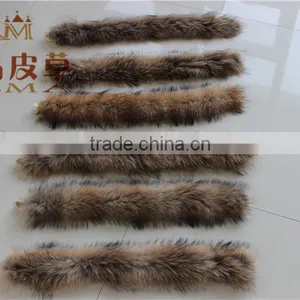 Wholesale High Quality Raccoon Fur Trimmings Fur Strips thumbnail-2