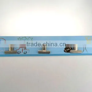 MDF Square Wood Hanger With Iron Clip thumbnail-1