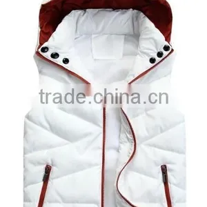 High Quality Winter Custom Padded Jacket Vest thumbnail-4