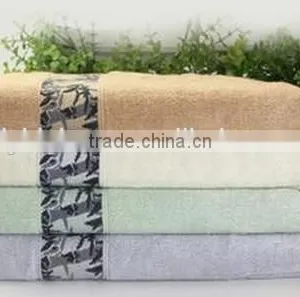 Long Printed 100% Cotton Bath Towel or Beach Towel thumbnail-3