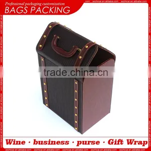 Handmade Classic Red Wine Box Wine Gift Boxes thumbnail-2