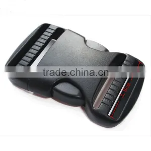 Black Plastic Regulating Buckle High Cost Performance Plastic Buckle for Bags&Belt in Different Sizes thumbnail-2