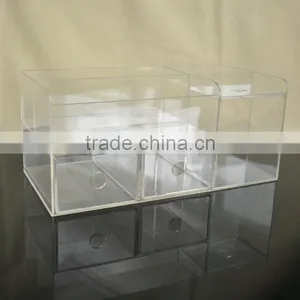 2015 New Arrivel Acrylic 9 Pieces Box Multi Clear Acrylic Storage Box thumbnail-3