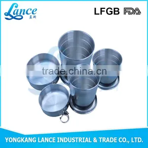 Best Selling High Quanlity Custom Stainless Steel Elegant Folding Cup For Promotion thumbnail-5