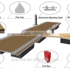 Floating Marina Used Corrosion Resistant Engineered Wood Floor thumbnail-1