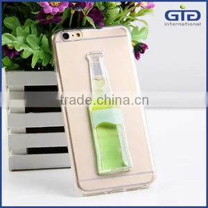 [GGIT] Wholesale New Liquid Beer Phone Case With Holder for IPhone 6 thumbnail-2