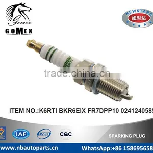 High Quality Auto Spark Plug K6RTI BKR6EIX FR7DPP10 0241240585 for AC BMW CATERHAM DAIHATSU OPEL PANTHER PEU.etc. thumbnail-1