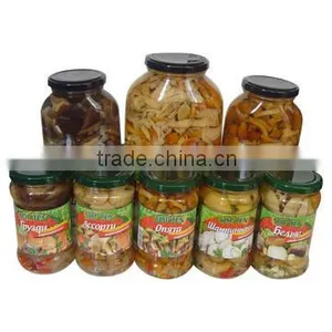Jars Mushrooms in Marinade(canned Mushrooms) thumbnail-1