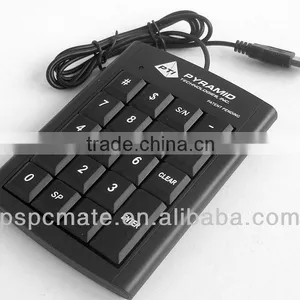USB 19 Keys Keypad Numeric Keyboard Multifunction Wire Number Calculator thumbnail-1