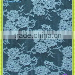 Embroiedered Raschel Lace Fabric CR018C4 thumbnail-1