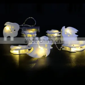 Halloween 10LED Ghost Light Chain thumbnail-1