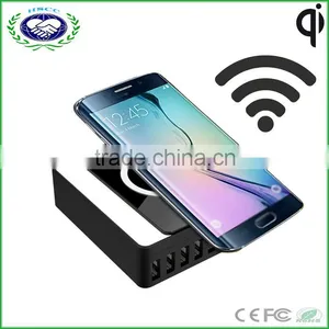 Multi-port Usb Wireless Charger qi Charging Dock Station for Samsung Galaxy s7 thumbnail-1