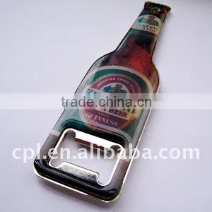 OEM Premium Gift Printing Metal Bottle Shape Beer Opener thumbnail-1