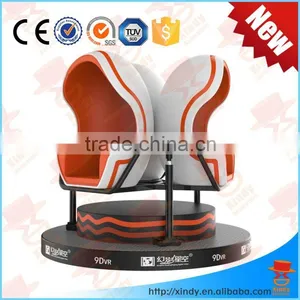 Super Quality 360 Degree Dynamic Virtual 9D Egg Cinema for Amusement Park Simulator thumbnail-1