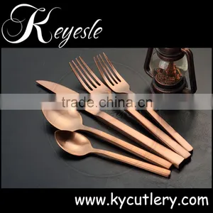 Gold Knives and Forks for Dinner,gold Spoon,gold Plated Flatware Set Wholesale thumbnail-4