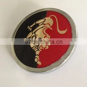 Customized 3D Colorful Plating Adhesive Round Acrylic Car Grille Badges Car Badge thumbnail-3