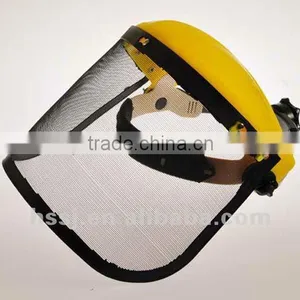 2016 Safety Face Shield Visor With CE Standard Headgear Face Visor PP Half Helmet With PC Face Shield thumbnail-3