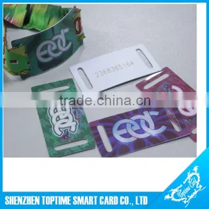 Thermal Printing Custom Fabric Wristband thumbnail-1