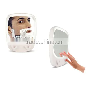 Suction Cup Magnifying Shaving Mirror With Led Lights thumbnail-1