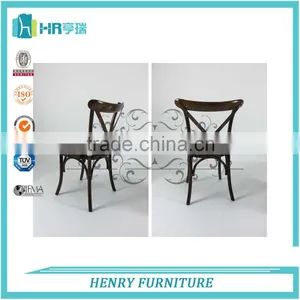 New Design Beech Wood Strong Cross Back Chair thumbnail-6