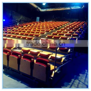 Retractable Chair Telescopic Bleachers Seating System With Fabric Foldable Chair Quality Choice thumbnail-3