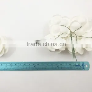 WHITE, Large Handmade Mulberry Paper Flower, Wedding Party, Scrap-booking Crafts R60 thumbnail-3