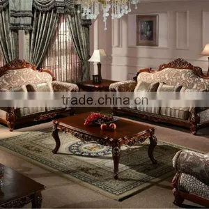 Antique Appearance Leather Living Room Sofa l Shaped Sofa Prices Italian Style Sofa Set Living Room Furniture thumbnail-5