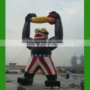 Marketing Advertising Product Inflatable Animal Gorilla thumbnail-1