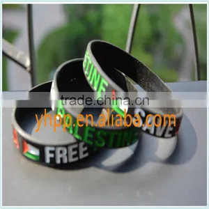 Personalized Design Promotional Silicone Wristband Bracelet thumbnail-4