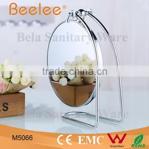 Hanging Rotatable Mirror 6 Inch Round Double Side Makeup Mirror thumbnail-3