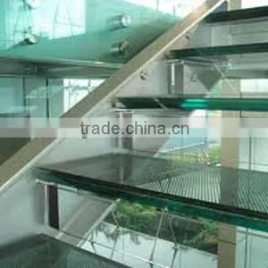 Tempered Laminated Glass Stair Treads With AS/NZS2208:1996,BS6206,EN12150 thumbnail-1