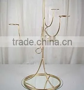Candelabra 3 Candle, Wedding Candelabra, Candle Holder, Candelabra, Wedding Centerpiece thumbnail-1
