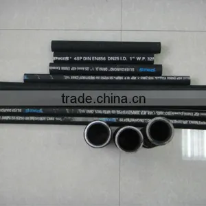 Black Smooth Durable Hydraulic Rubber Hose Automotive A/C Hose thumbnail-4