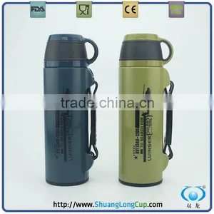 1.2L Plastic Thermos Flask With Stainless Steel Insulated Inner thumbnail-1
