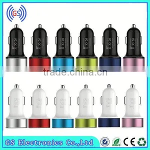 Car Charger 5V 2.1A Dual USB Car Charger With LED Chian Supplier thumbnail-6