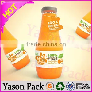Yason Seamed Shrink Sleeves Shrinkable Plastic Labels Pvc Film Shrink Wrap Film for Food thumbnail-1