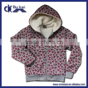 Children's Hoodies Sweatshirt With Berber Fleece Lining thumbnail-1