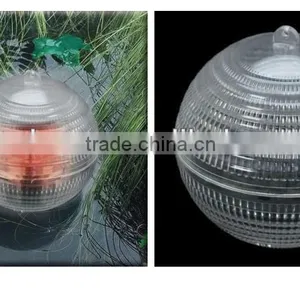 White Plastic Ball Solar Floating Pool Led Light(SOF5010) thumbnail-1