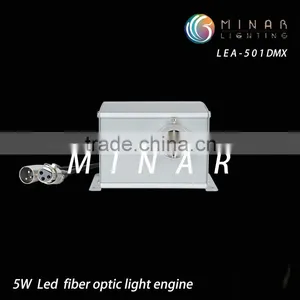 12V DC 5W 6colors Stainless Steel Waterproof Led Fibre Optic Illuminator for Shooting Star Effect thumbnail-3