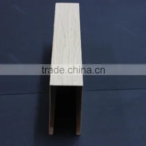High Quality Aluminum Slat Ceiling Tiles Suspended U Aluminum Screen Ceiling thumbnail-1