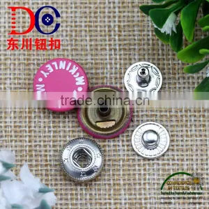 Oeko-tex Standard Custom Metal Snap Button Flat Button for Baby Clothing thumbnail-1