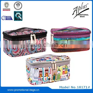 Personalized Travel Cosmetic Bag With Handle thumbnail-1