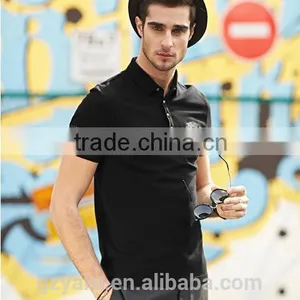 Men's Fashion Casual Sport Embroidered Cotton POLO T Shirt thumbnail-3
