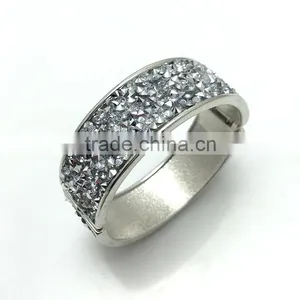 Fashion Elegant Shiny Crystal Beads Bead Bangle/ Girls Crystal Alloy Bangles thumbnail-4
