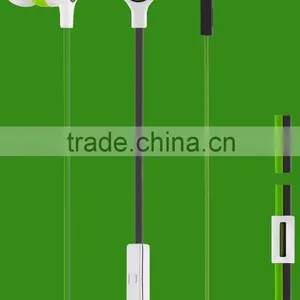 High Quality Super Bass Flat Cable Earphones With Microphone thumbnail-3