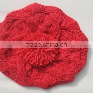 Trade Assurance Cheap Acrylic Custom Knitted Pom Beanie Hat thumbnail-2
