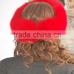 Popular Sheap Fox Fur Headband thumbnail-3